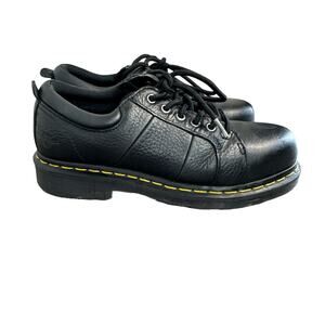 Dr. Martens Steel Toe Work Shoes Black Size 7 L